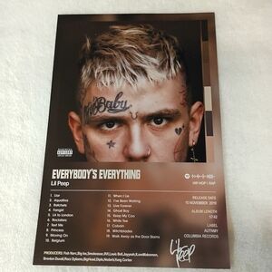 2/$10 Lil Peep Everybody's Everything Album Cover Thick Cardstock Poster